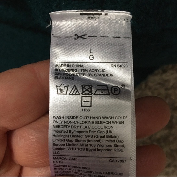 Emerald Green Gap Off Shoulder Sweater - Picture 6 of 6